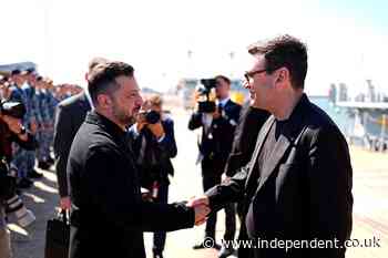 Ukraine-Russia war latest: Burnham tells Zelensky UK ‘has got your back’ in first meeting since becoming PM