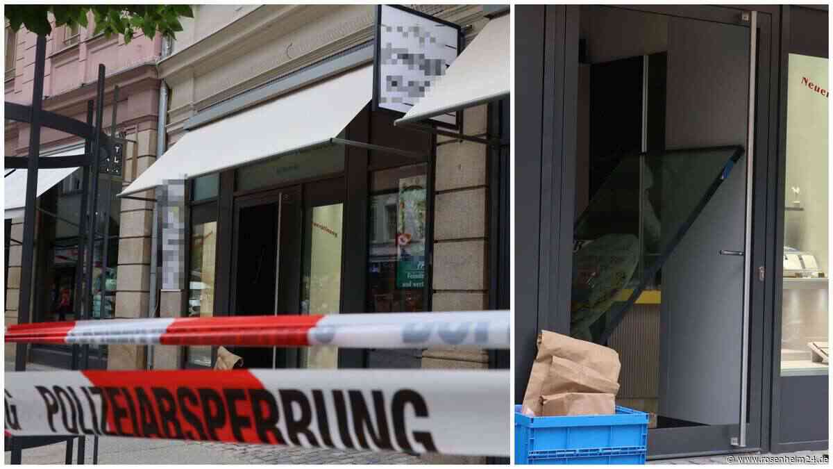 Minuten-Coup in Rosenheim: Die Suche nach den Juwelier-Einbrechern – Inhaber mit einem Verdacht
