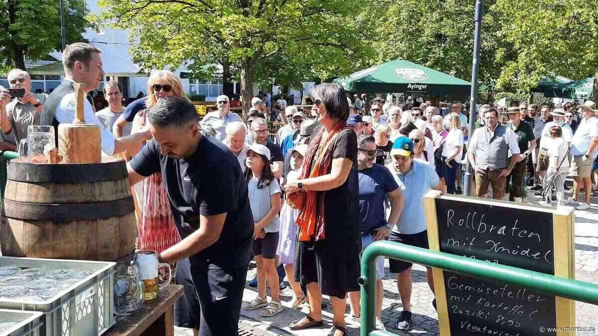 Biergarten in Ottobrunn offiziell eröffnet: So reagieren die Gäste auf das neue Angebot