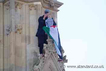 Pro-Palestine activist spared jail after scaling Big Ben in 17-hour protest