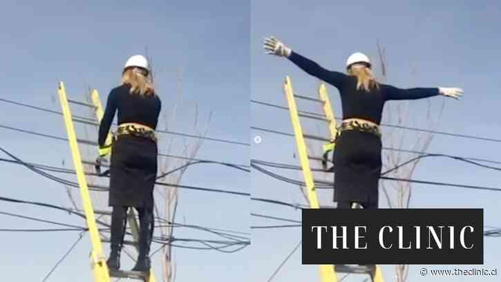 Ministra Rincón por video en el que aparece apoyada sobre un poste de luz: “mi destino con la energía venía con años de anticipación”