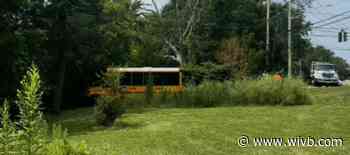 1 injured in accident involving school bus