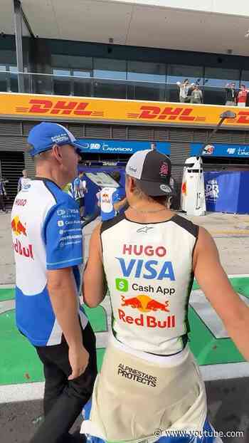 You can’t avoid the Red Bull shower forever… #F1 #VCARB