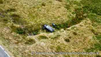 Woman injured after Saddleworth crash sees car come off country road and end up in ditch