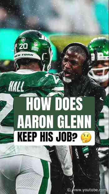 What does Aaron Glenn need to do to KEEP his job?!