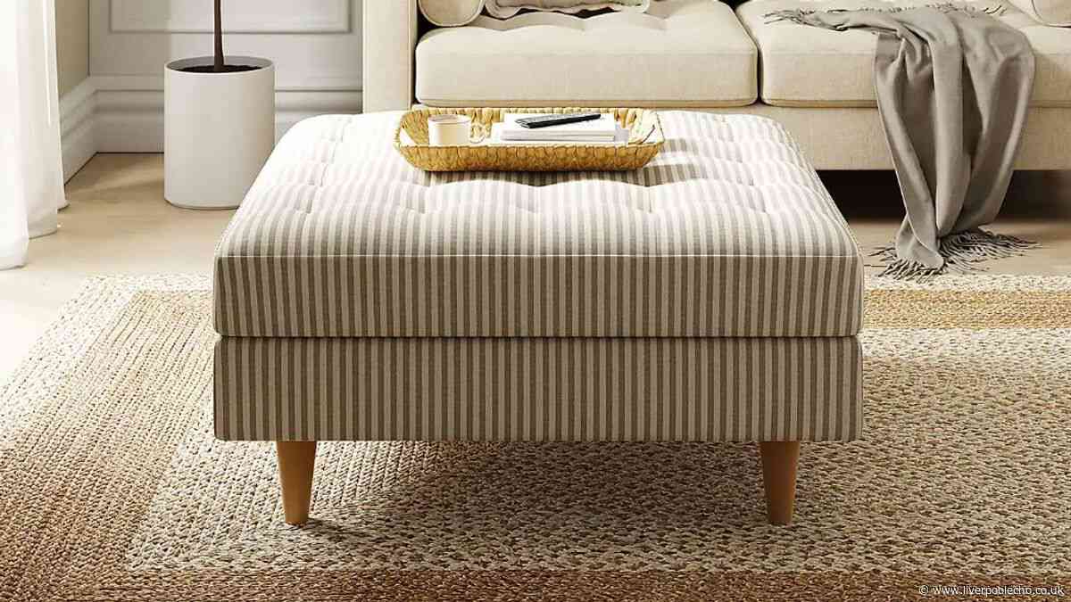 Dunelm shoppers save £99 on 'perfect' half price storage footstool