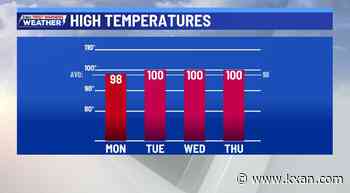 Triple digit heat gradually returns this week