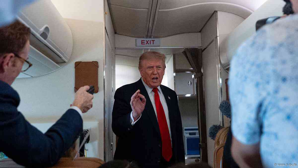 Neue Angriffe bei Misserfolg: Trump sieht "gute Chance" auf Einigung mit dem Iran