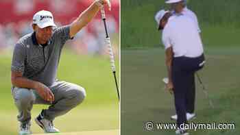 PGA Tour golf star reveals why he bizarrely removed his shoes in the middle of final round