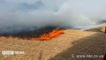 Crews tackle 20 fires within a matter of hours