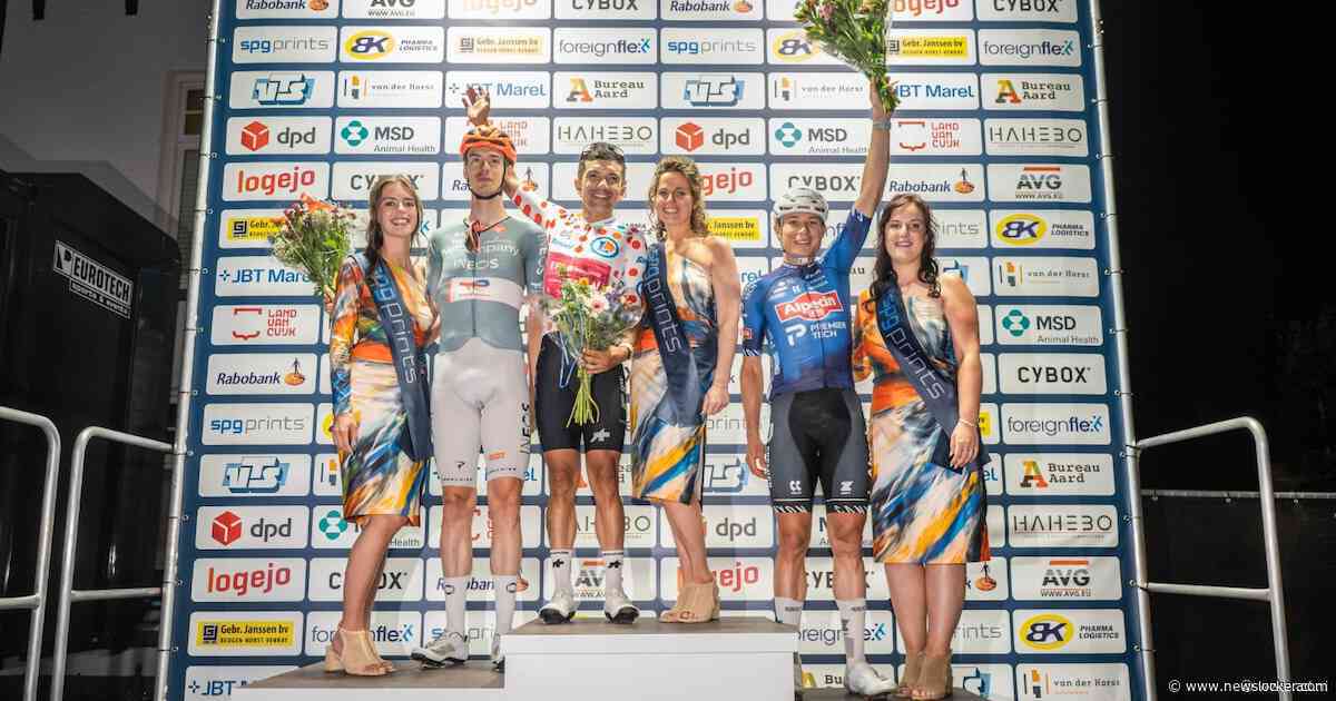 Bergkoning Richard Carapaz wint daags na de Tour de France het criterium in Boxmeer