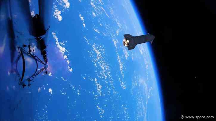 Starship in space! See highlights of SpaceX megarocket's epic Flight 13 test launch (video)