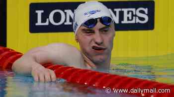 Sean McCann, younger brother of Madeleine, takes to the pool again at the Commonwealth Games as proud parents Gerry and Kate watch on - but he finishes far off the medals in the 800m freestyle