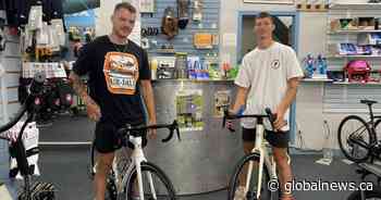 Charity cyclists to resume cross-country trek after bikes stolen in Winnipeg