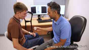 Behind the scenes of operation which stopped teen's chronic pain with the flick of a switch