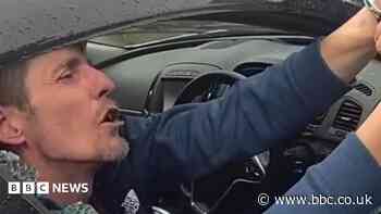 Police ram suspect driving wrong way on slip road