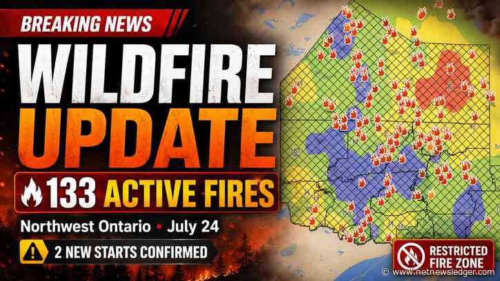 Northwest Ontario reports 133 active wildfires as crews battle major fires and protect communities