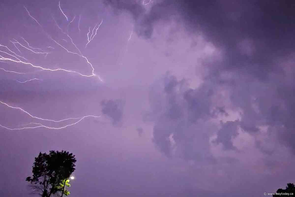 Severe thunderstorm warning issued for region