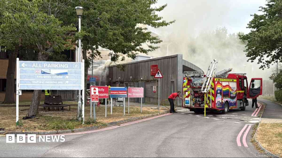 Hospital emergency department closed after fire