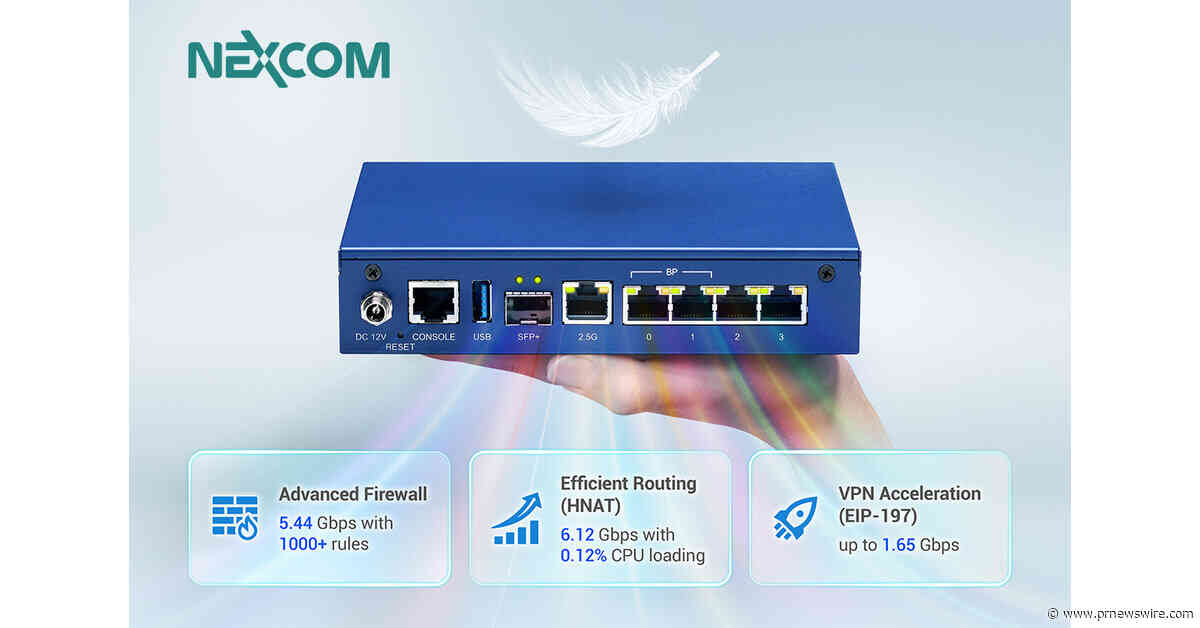 NEXCOM Unveils DTA 1600 to Solve SMB Network Constraints with Enterprise-grade Security