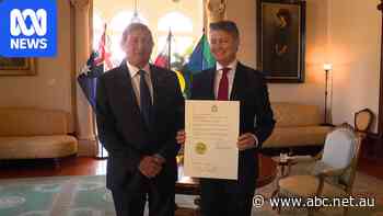 Ben Carroll sworn in as Victorian premier