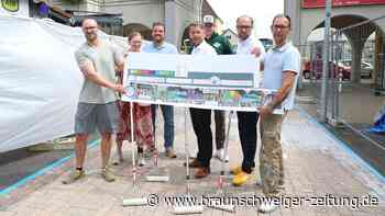Jetzt geht es los: Wolfsburger Kaufhof bekommt ein fröhliches Facelift