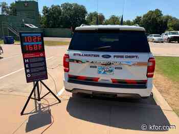 Stillwater Fire shows how hot inside a vehicle is during the summer heat