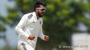Saransh Jain gets maiden India call-up for Test series in Sri Lanka