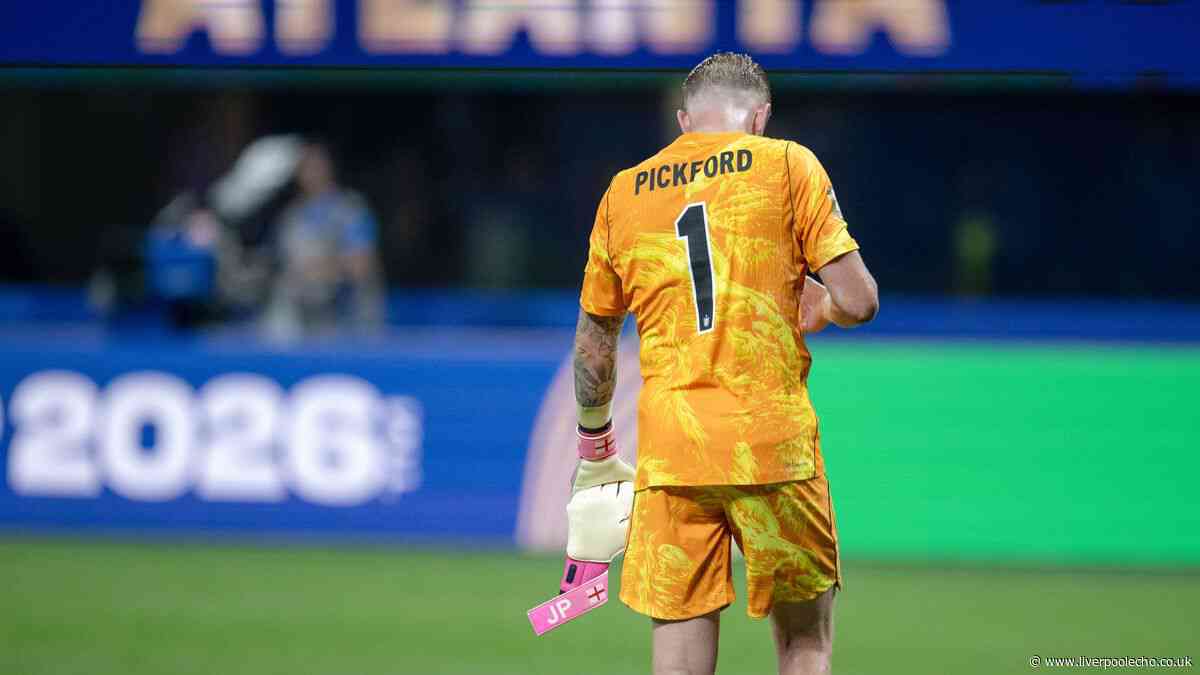 Jordan Pickford receives new World Cup support as Everton 'more than happy with him'