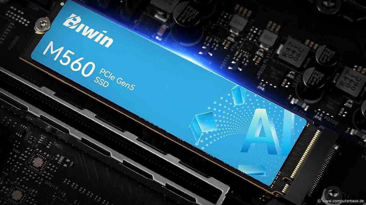 Erstmals mit SM2504XT: Biwin M560 SSD soll 11 GB/s bei nur 5 Watt erreichen