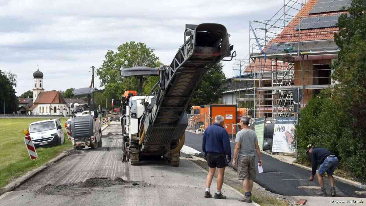 Neuer Radweg und frischer Asphalt für Fahrbahn:  Staatsstraße eine Woche komplett gesperrt