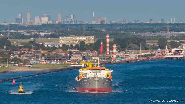Nieuwe sleephopperzuiger Seaway van Boskalis ingezet op eerste klus