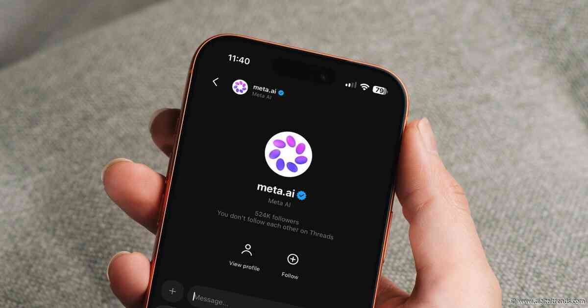 Meta AI is moving into your Threads DMs, where awkward AI chats belong