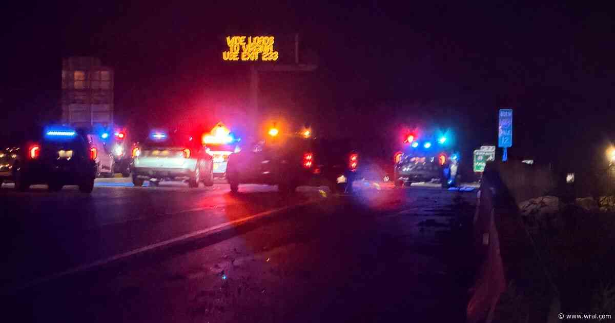 Pedestrian killed in crash on I-885, northbound side closed