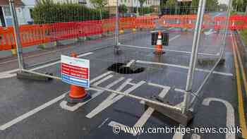 Reopening date for road with car-sized sinkhole confirmed