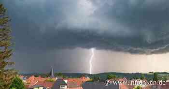 Unwetter in Franken: DWD warnt vor starken Gewittern in mehreren Regionen