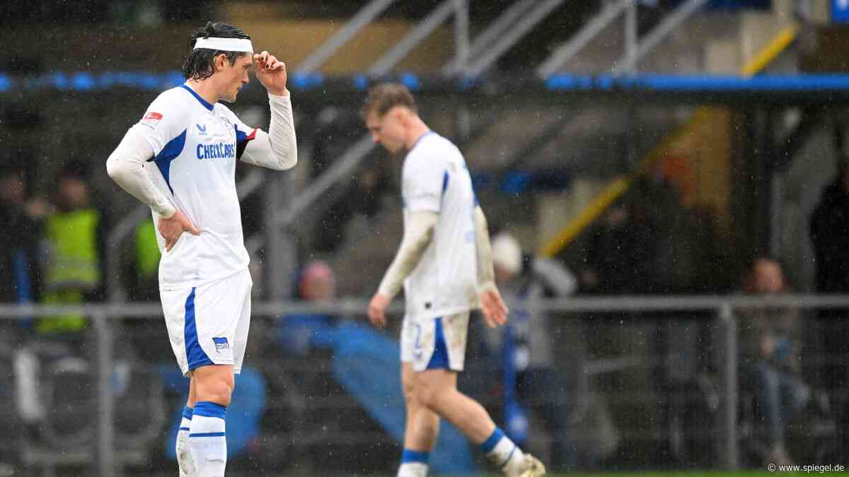 2. Fußball-Bundesliga: Hertha BSC kassiert fünf Tore in Paderborn (und muss den Aufstieg wohl abhaken)