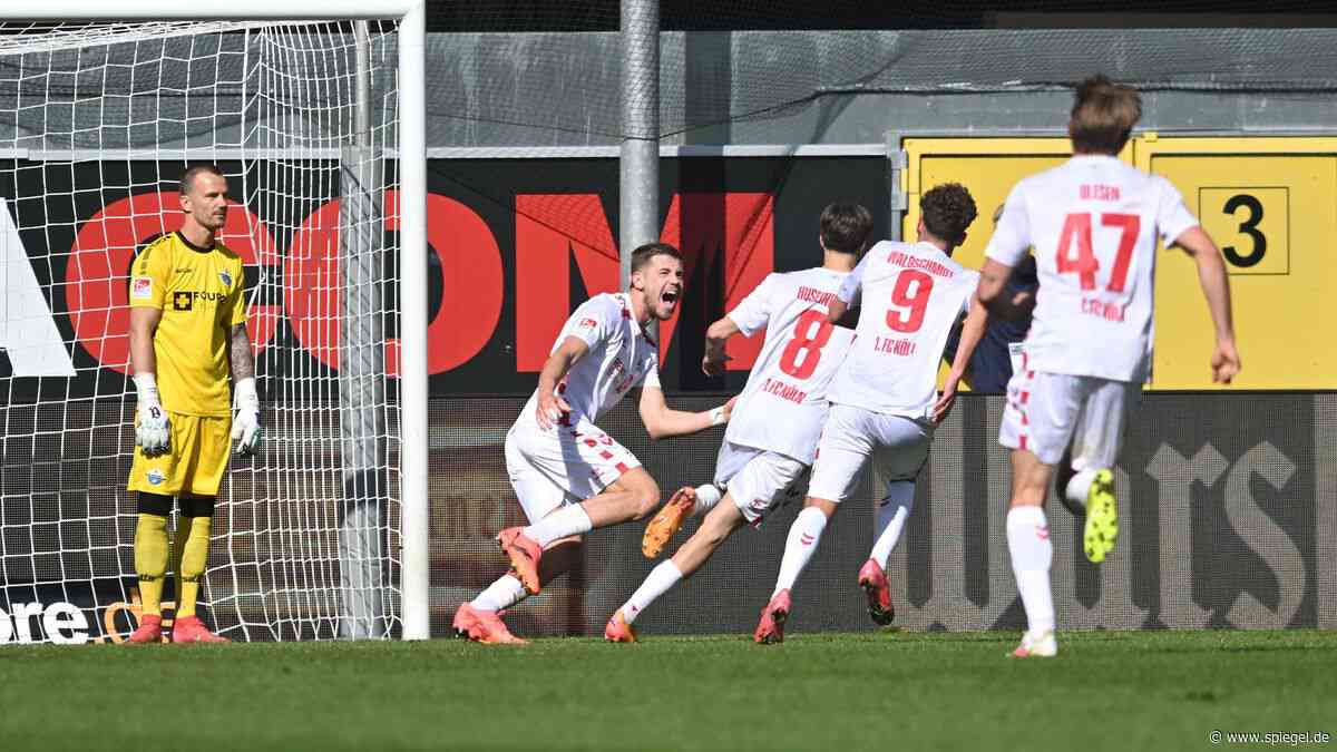 2. Bundesliga: 1. FC Köln schlägt Paderborn, Hannover 96 und FC Magdeburg trennen sich torlos