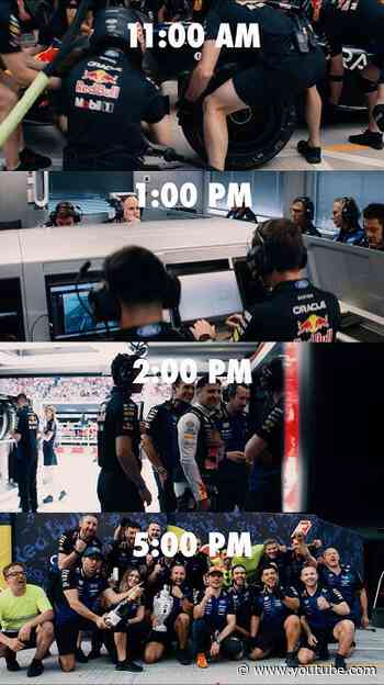 Pushing as a Team for the last Sunday before summer 💙 #F1 #RedBullRacing