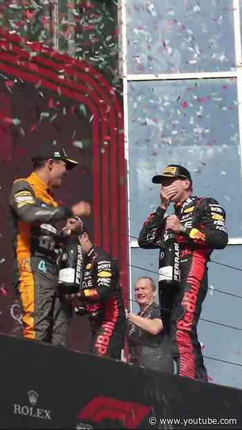 Why have one trophy when you can have two? 😅🏆 #F1 #RedBullRacing