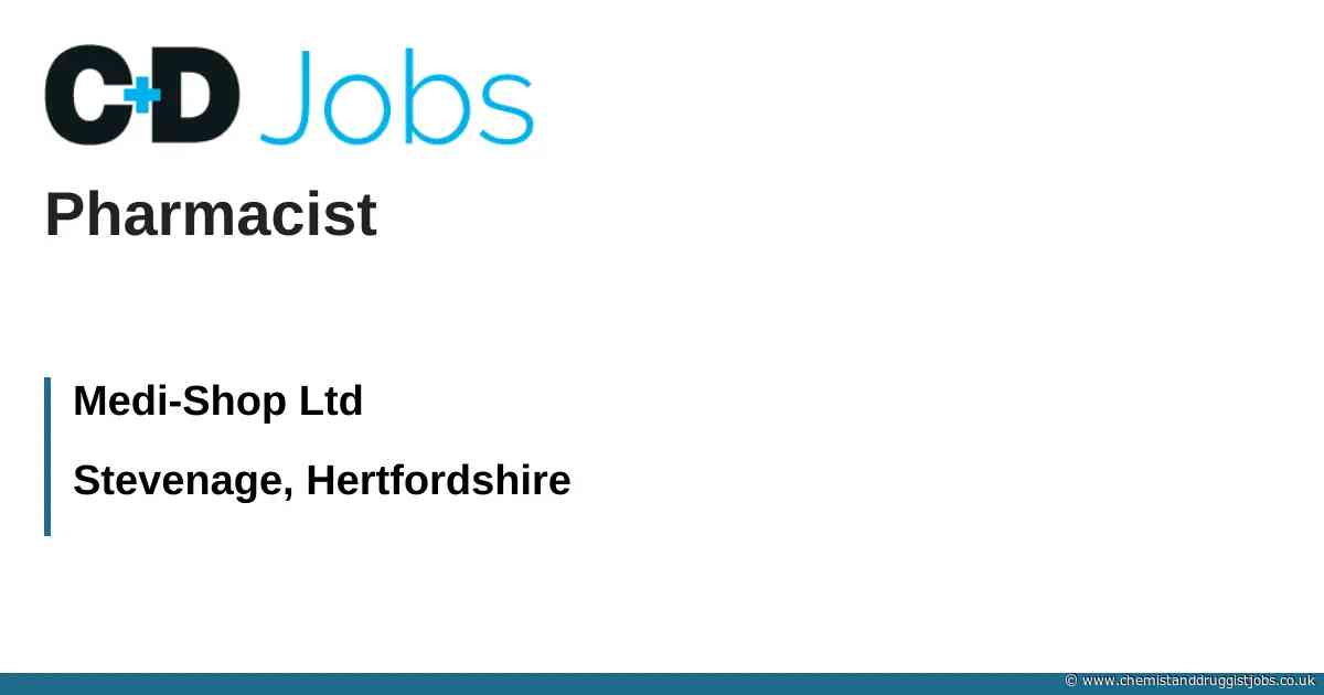 Medi-Shop Ltd: Pharmacist
