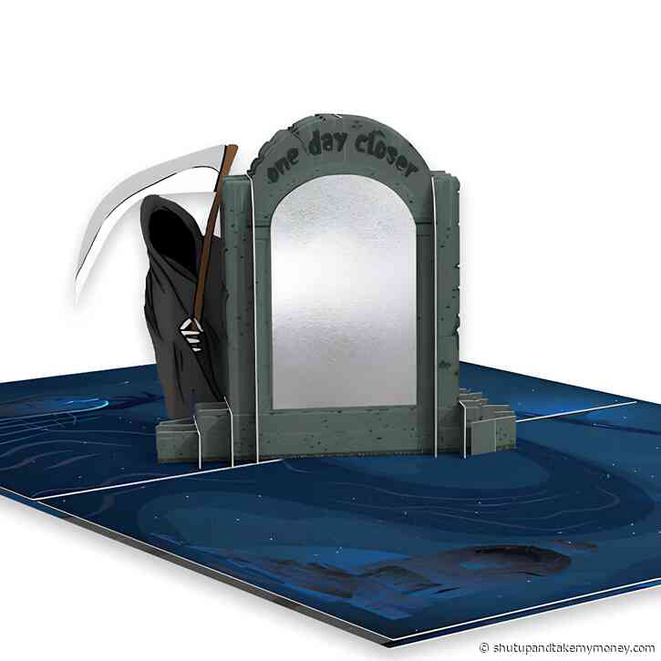 One Day Closer Funny 3D Birthday Card