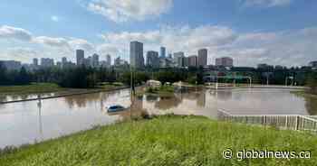Monday thunderstorm floods roads, halts traffic and transit across Edmonton