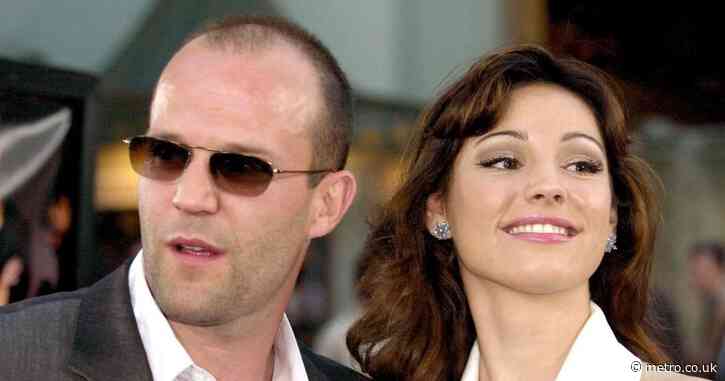 Kelly Brook tried to hit Jason Statham after catching him flirting with Hollywood A-lister
