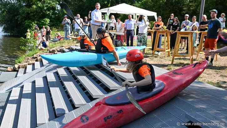 Faltboot-Club und Flussparadies Franken eröffnen Bootstreppe