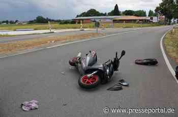 POL-MI: Rollerfahrer nach Zusammenstoß leicht verletzt