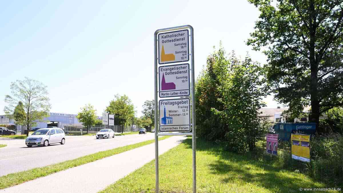 Farbanschlag auf Moschee-Schild in Oberbayern nach Hass im Netz
