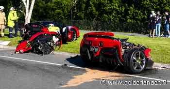 Half miljoen euro kostende Ferrari deed precies wat deze moest doen bij crash