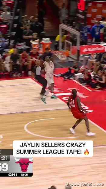 Jaylin Sellers had multiple standout plays at NBA Summer League. 👏