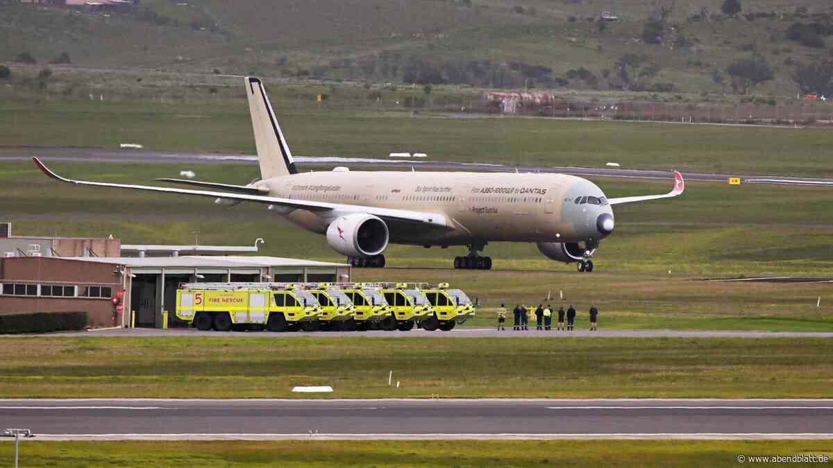 Noch ein Rekord geknackt: Airbus-Testflugzeug für Qantas ist wieder zurück